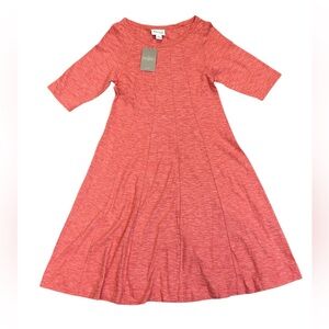 Ganni NWT Winter Jersey Coral Dress
